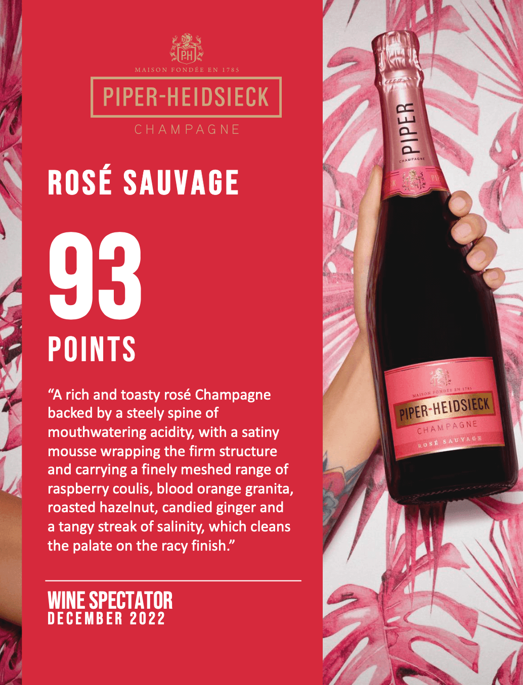 Piper-Heidsieck Rosé Sauvage – Folio Fine Wine Partners